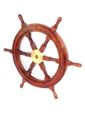 Wooden Ship Wheel, 24"