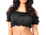 Wenches Short Sleeve Crop Top